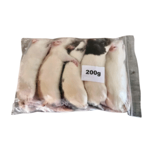 Mražený potkan 200g/ balení 5ks